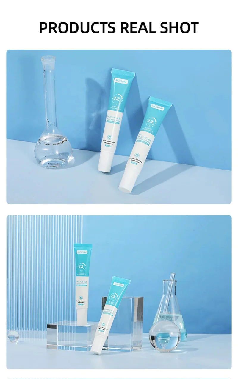 Acne Cream For Face Pimples Remover Treatment Shrink Pores Oil Control Lighten Acne Marks Whitening Smoothing Facial Skin Care