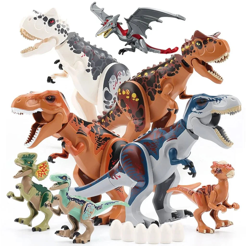 Jurassic World Brutal Raptor Building Blocks Dinosaur Model