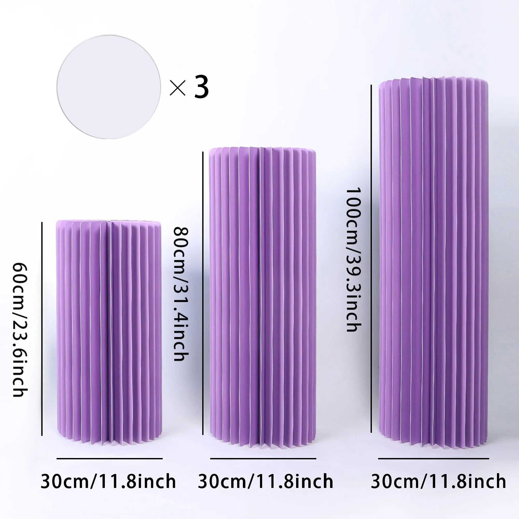 Centerpieces Cardboard Vases Foldable Cardboard Display Columns Stand for Wedding Birthday Party Backdrop Cupcake Decorations