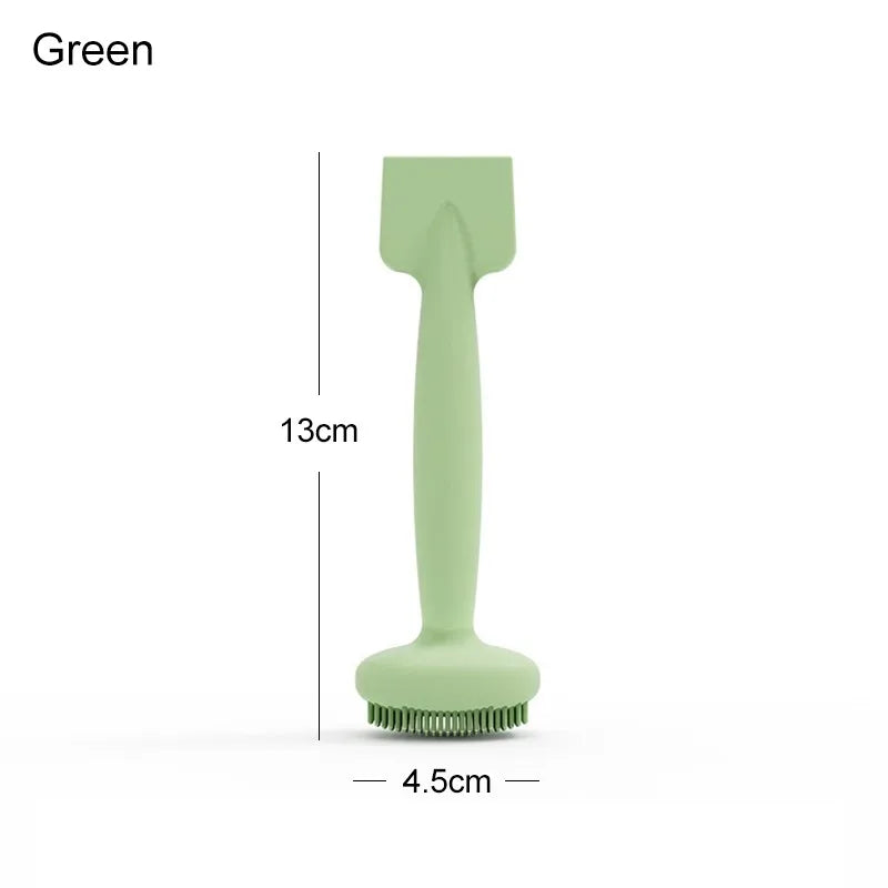 1PC Double-Headed Silicone Facial Cleansing Brush Face Mask Brushes Massage Applicatior Tool for Skin Care Face Makeup Brushes
