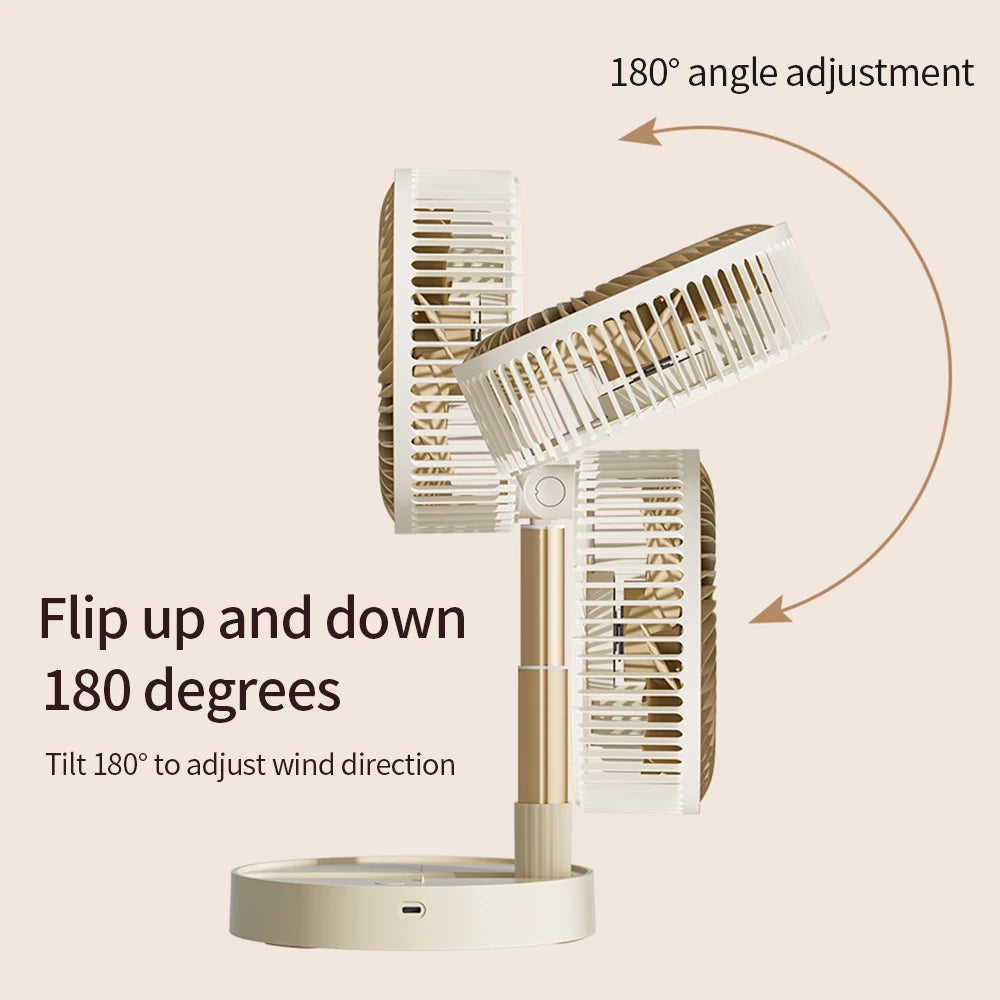 USB Foldable Portable Fan, 8-Inch
