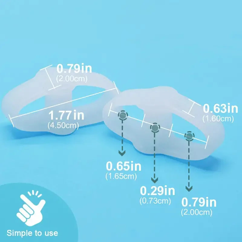 1 Pair Bunion Corrector - Relieve Pain and Correct Overlapping Toes - Suitable for Bunions