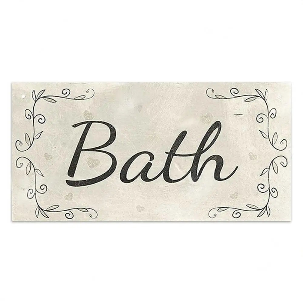 Home decor Toilet Signs Wooden Hanging Plaque Decorative Plaque for Toilet Door Hanging Sign Wood In Bar Pub Beach decor