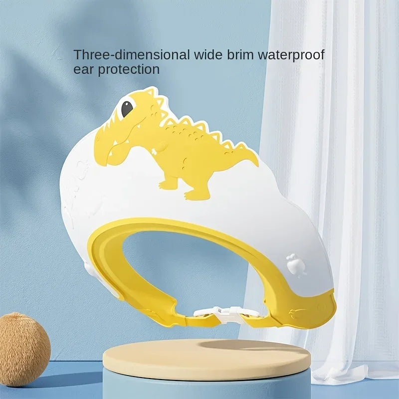 Baby Soft Rubber Waterproof Shampoo Cap Children Shampoo Artifact