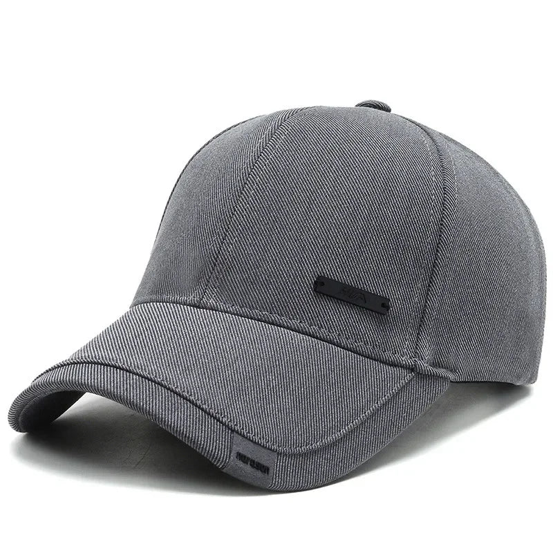 Spring and Summer Baseball Caps for Middle - Aged and Elderly Men - Sun - Shading and Protection Simple Casual  Adjustable