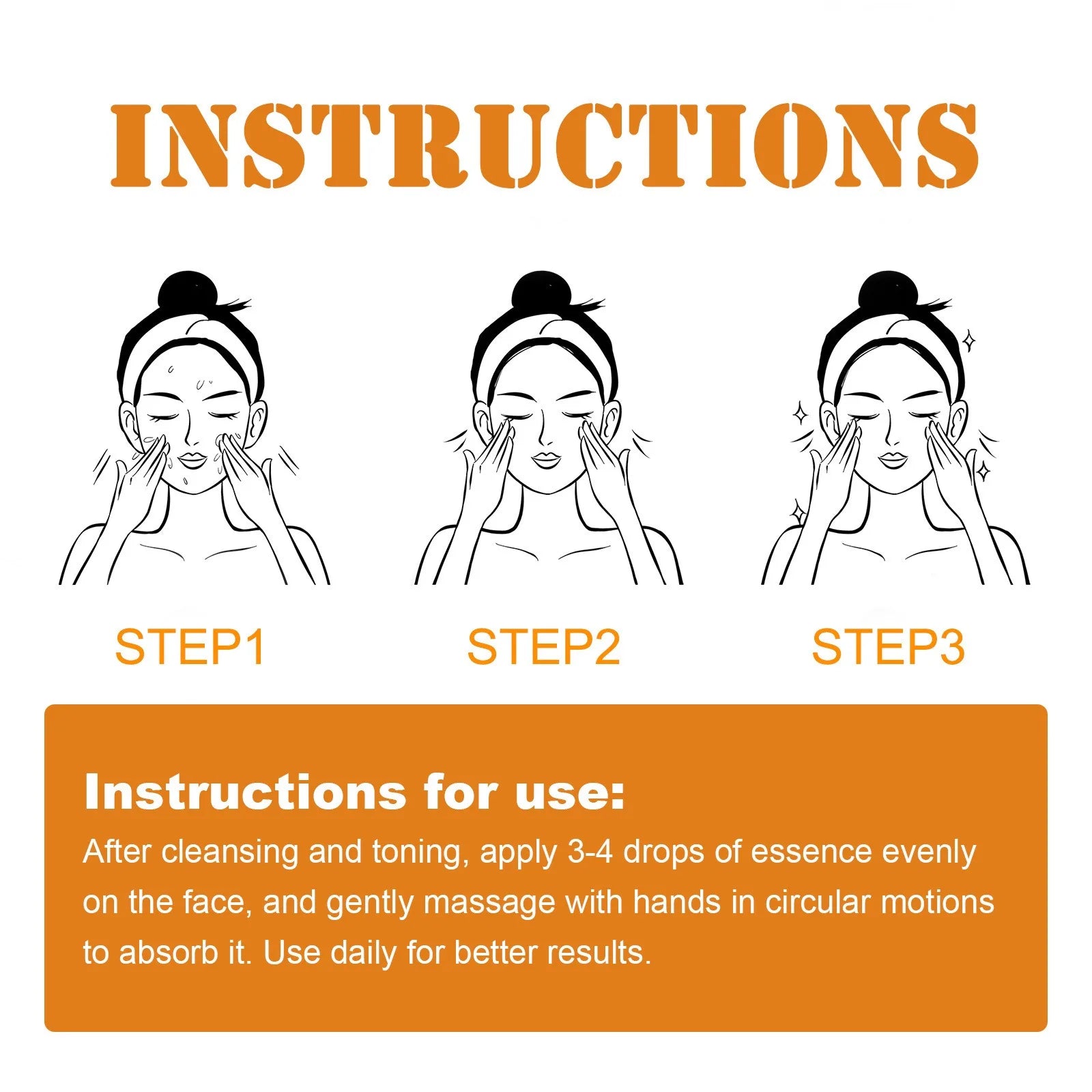 Jayswing Vitamin C B3 Essence Face Retinol Serum Deep Hydration Moisturizer Reduce Fine Lines Whitening Essence Skin Care