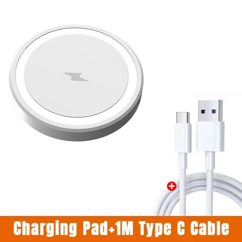 Magnetic Wireless Charger Pad Fast Charging Station For Magsafe iPhone 17 16 15 14 13 12 Pro Max AirPods 4 Pro  Charger Pad