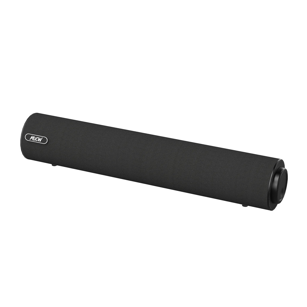 MUCW Minimalist Wired Computer Soundbar Stereo USB Power 3.5mm AUX
