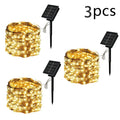7m/12m/22m/32m LED Solar Light Outdoor Garden Fairy String Light