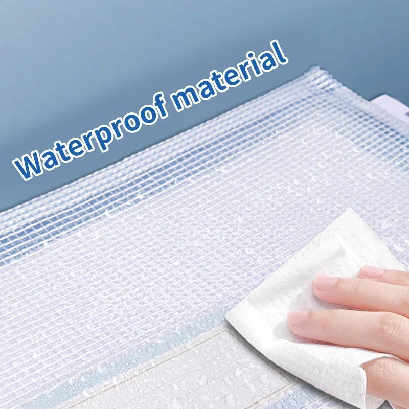 A4/A5 Clear Waterproof Mesh Zipper Document Bag