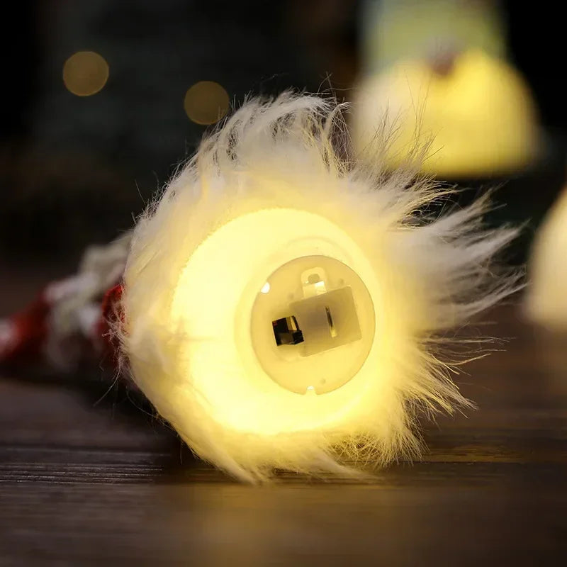 Glowing Plush Faceless Doll Christmas Ornaments Luminous Home Christmas Decor Navidad Natal New Year 2026