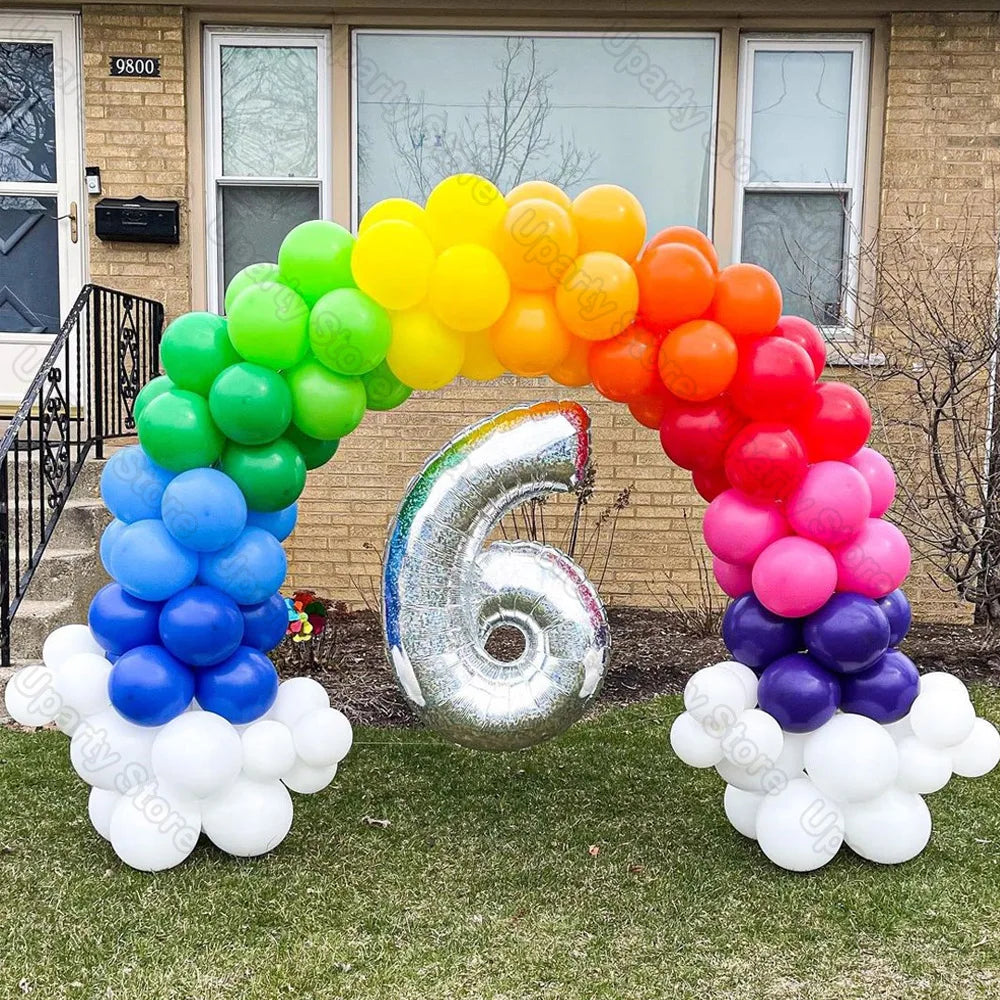 10/20/30pcs Latex Balloons Red Orange Yellow Green Blue Purple