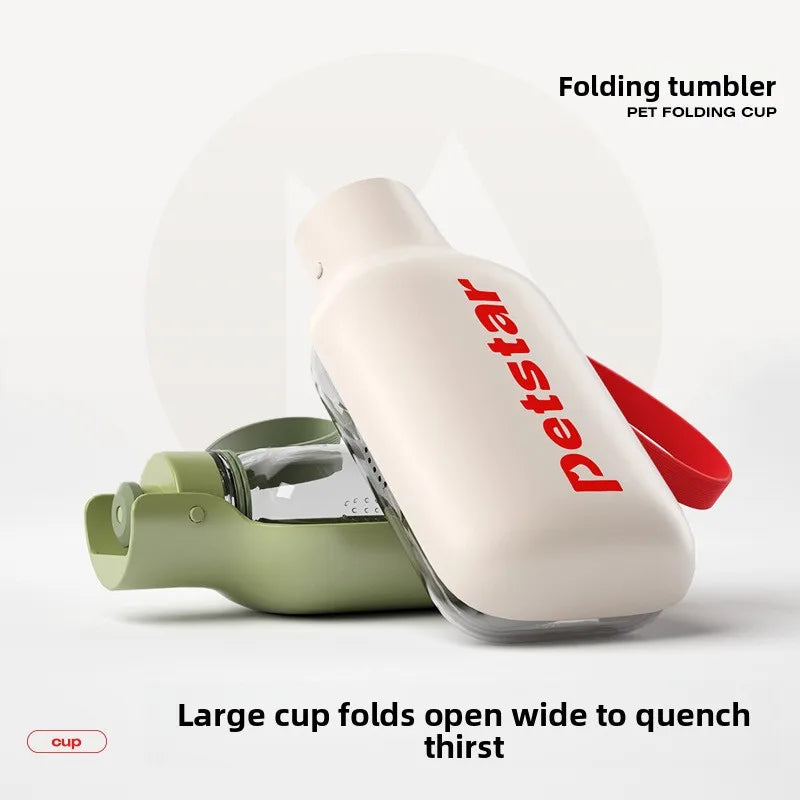 Dog out water cup portable water dispenser cat feeding water bottle outdoor walking dog pet kettle puppy drinking water artifact