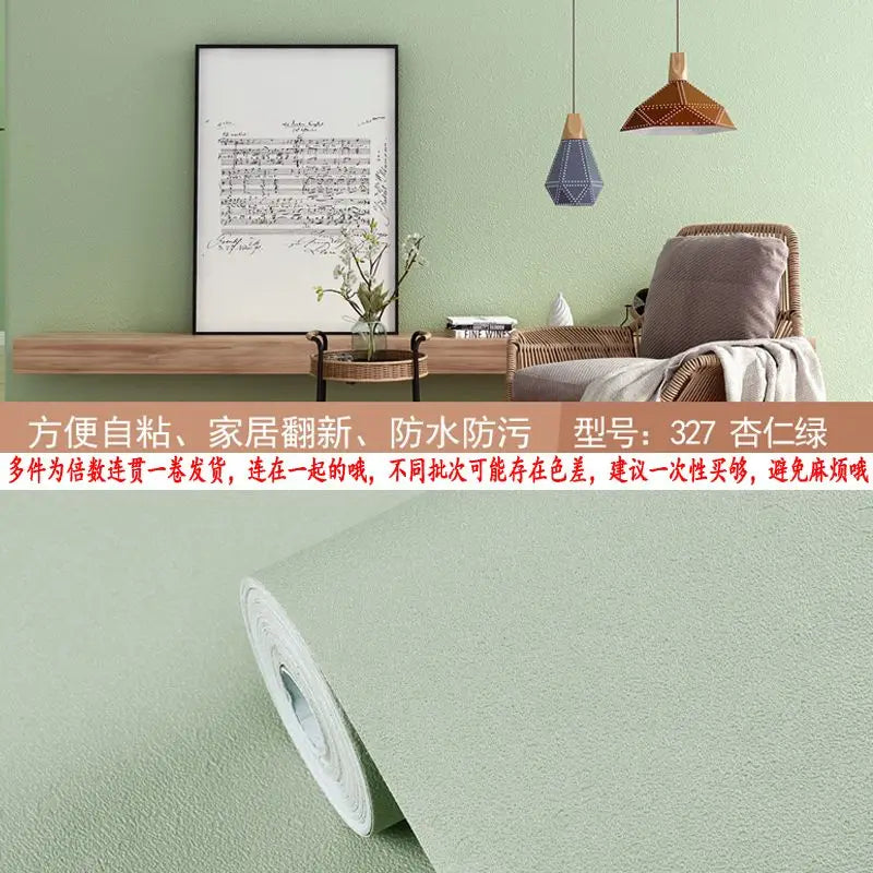 Matte PVC DIY Self Adhesive Decorable Film Vinyl Wall Stickers Kitchen Cabinets Bedroom Furniture Waterproof Oilproof Wallpapers