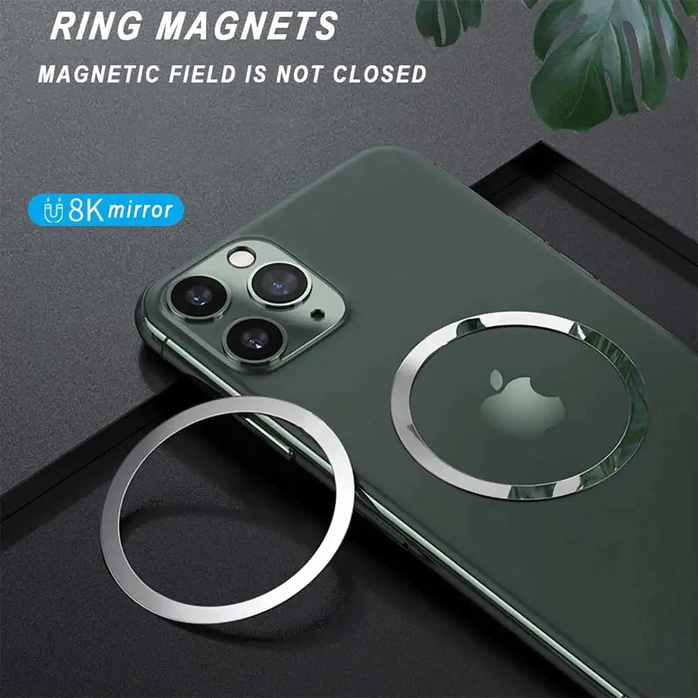 5pcs 1pcs for Magsafe Magnetic Plate Ring Universal Metal Sticker Wireless Charger Sheet Mobile Phone Car Holder Plate