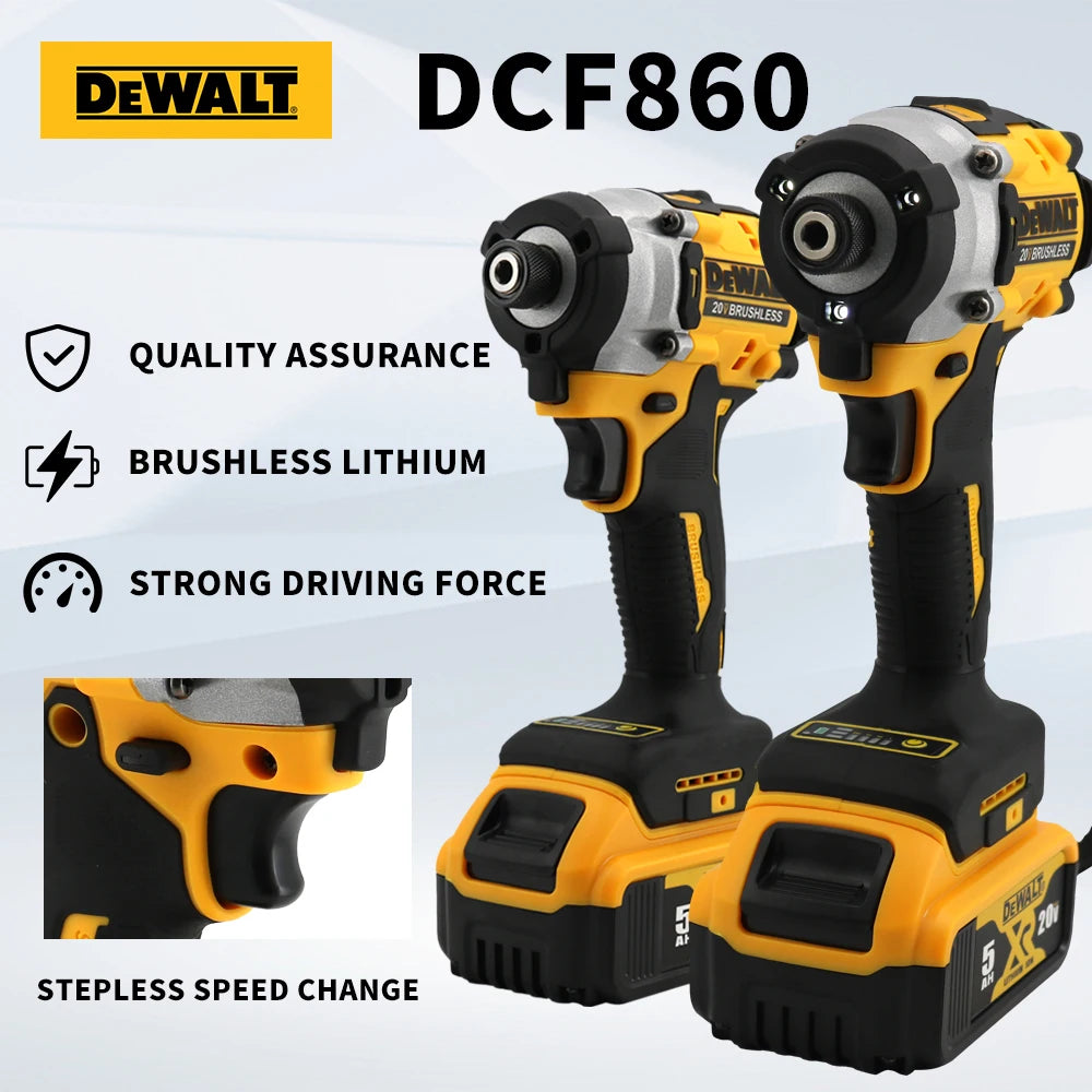 DeWalt DCF860 20V Cordless Brushless Screwdriver
