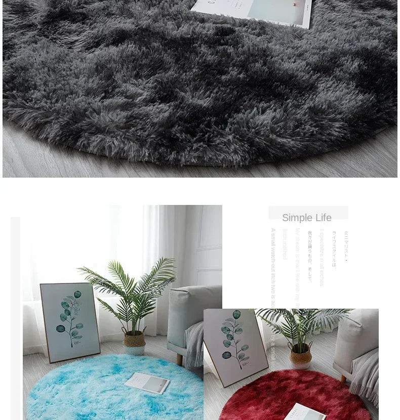 VIKAMA Simple Pink Girly Heart Plush Carpet Bedroom Bed Blanket Room Full Of Easy To Care Carpet Cute Princess Carpet Home Decor