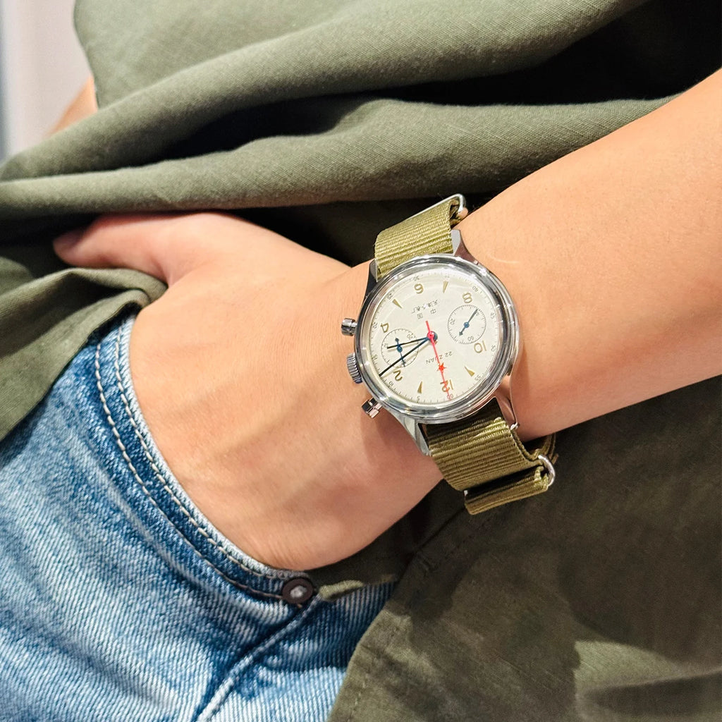 Seagull 1963 International Edition Watch for Men Chronograph Manual