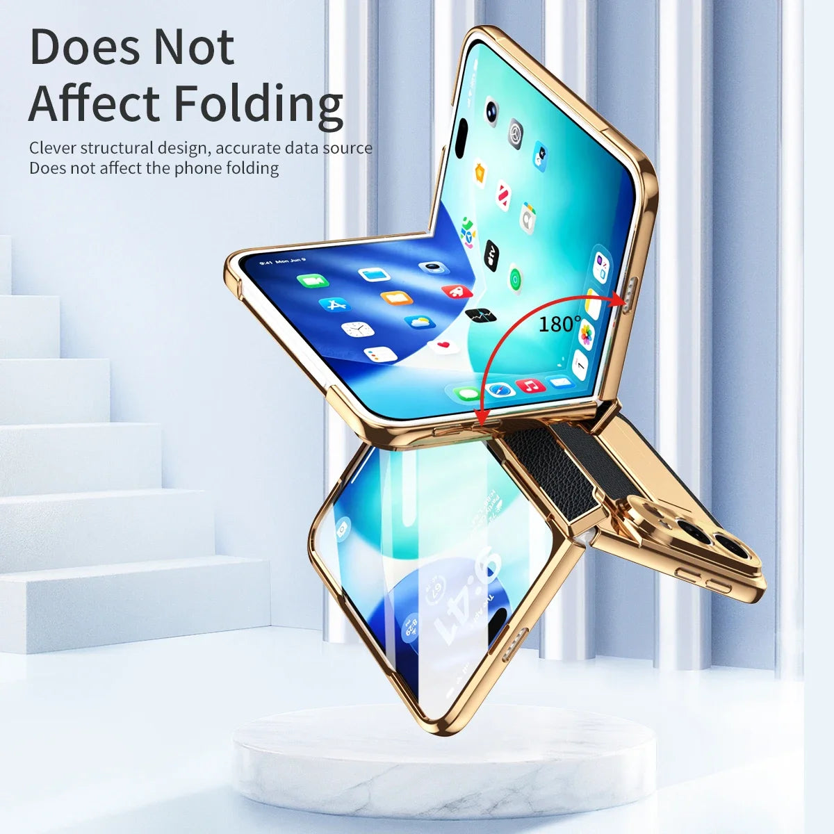 Plating Luxury Folding Case for Iphone DUO Full Body