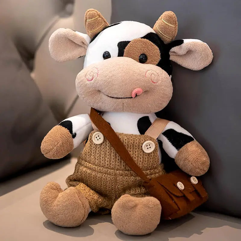 Hot Toys Cute Cow Doll Little Cow Plush Toy Chinese Zodiac Doll