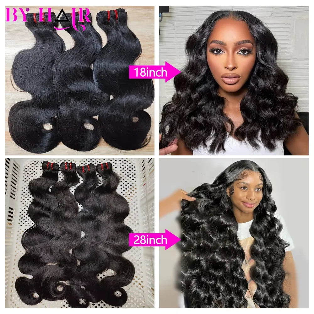 15A Super Double Drawn Virgin Body Wave Bundles Raw