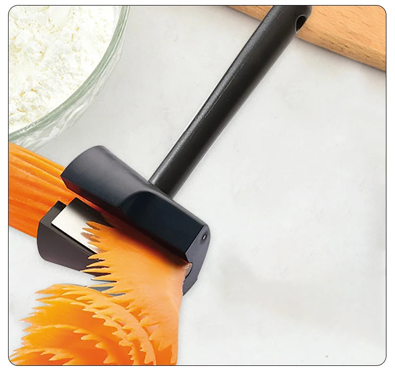 Manual spiral slicer Vegetable slicer Spiral peeler Fruits Peeler Kitchen Roll Flower Decorative Tool