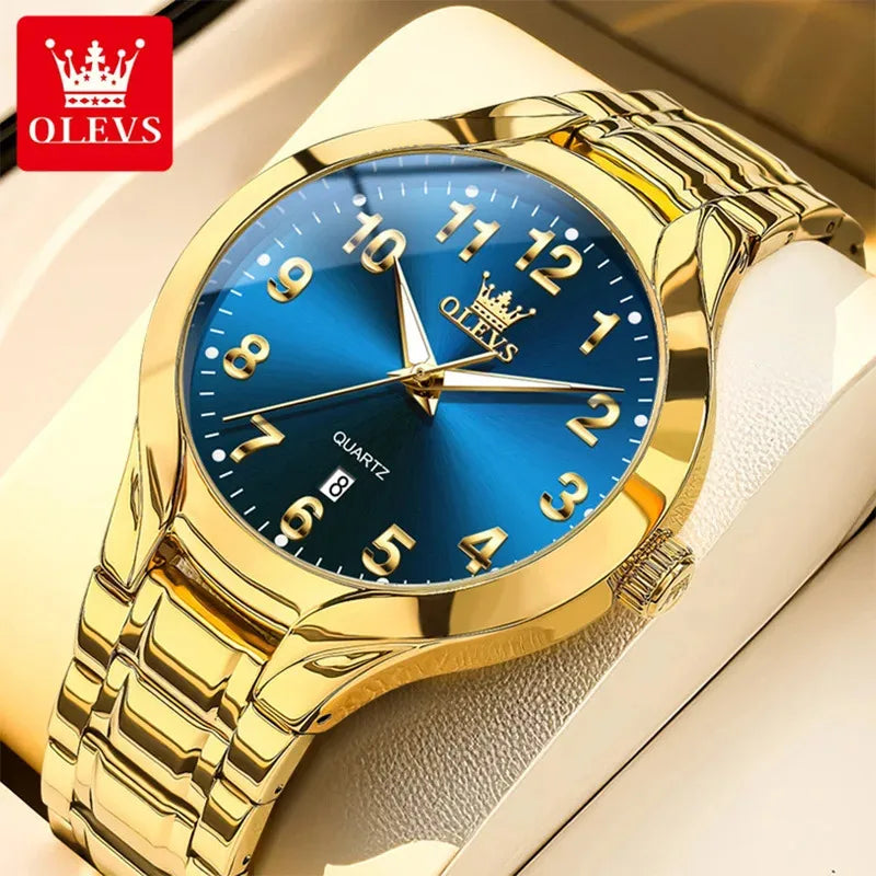OLEVS 3650 Men Ladies Watch Original Luxury Quartz Watch
