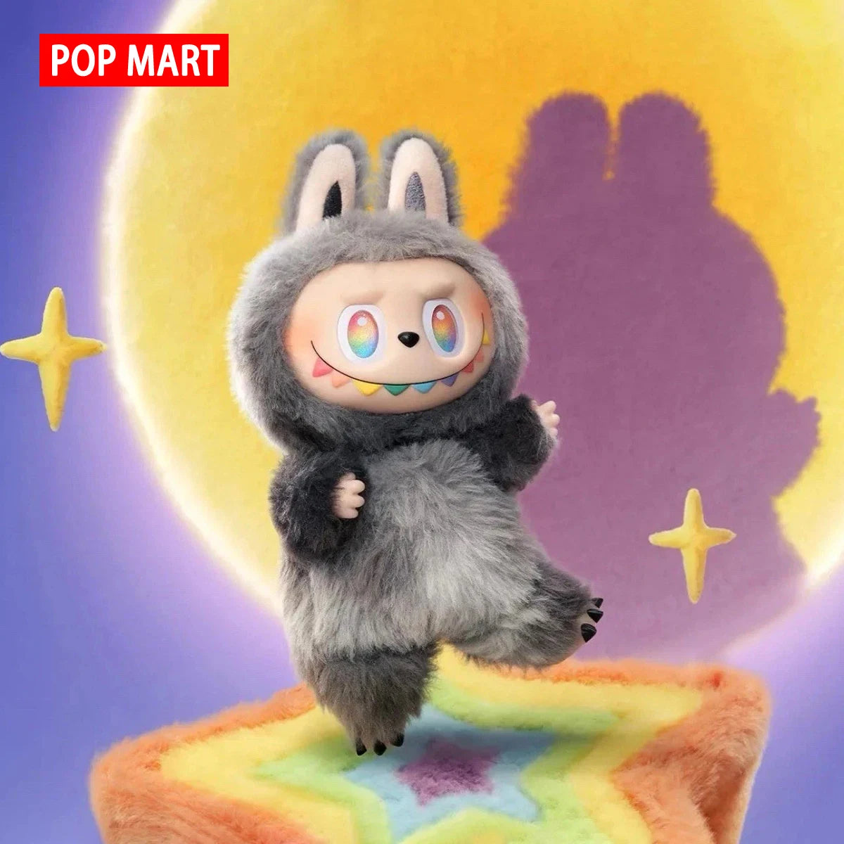 Labubu Plush Doll, Macaron Color Edition