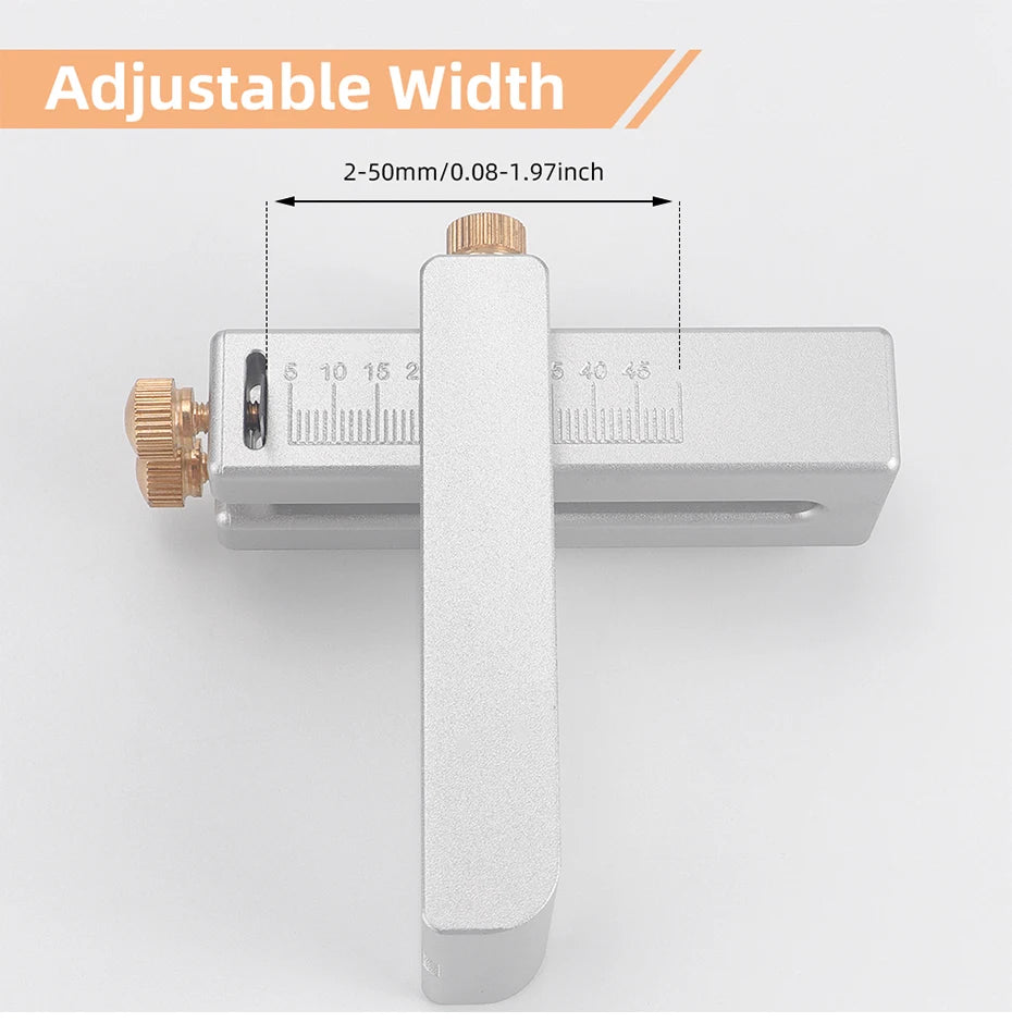 QJH Adjustable Faux Leather Strip Precision Cutting Tool, for DIY Handheld Cutting Belt, Watch Bands & Luggage Straps Craft Tool