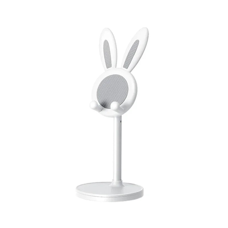 Cute Cartoon Bunny Phone Stand - Adjustable & Compatible with Iphone
