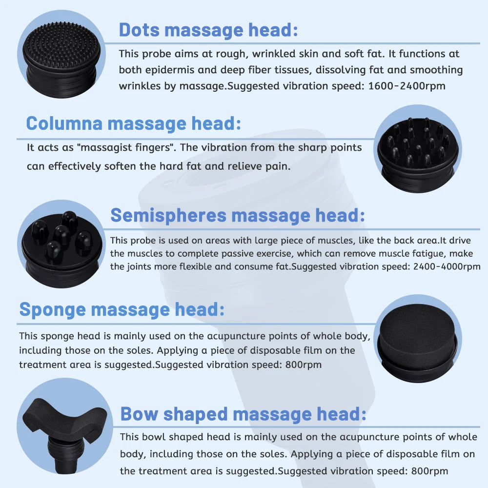 Portable Body Massage Machine High Frequency Vibration Body Slimming