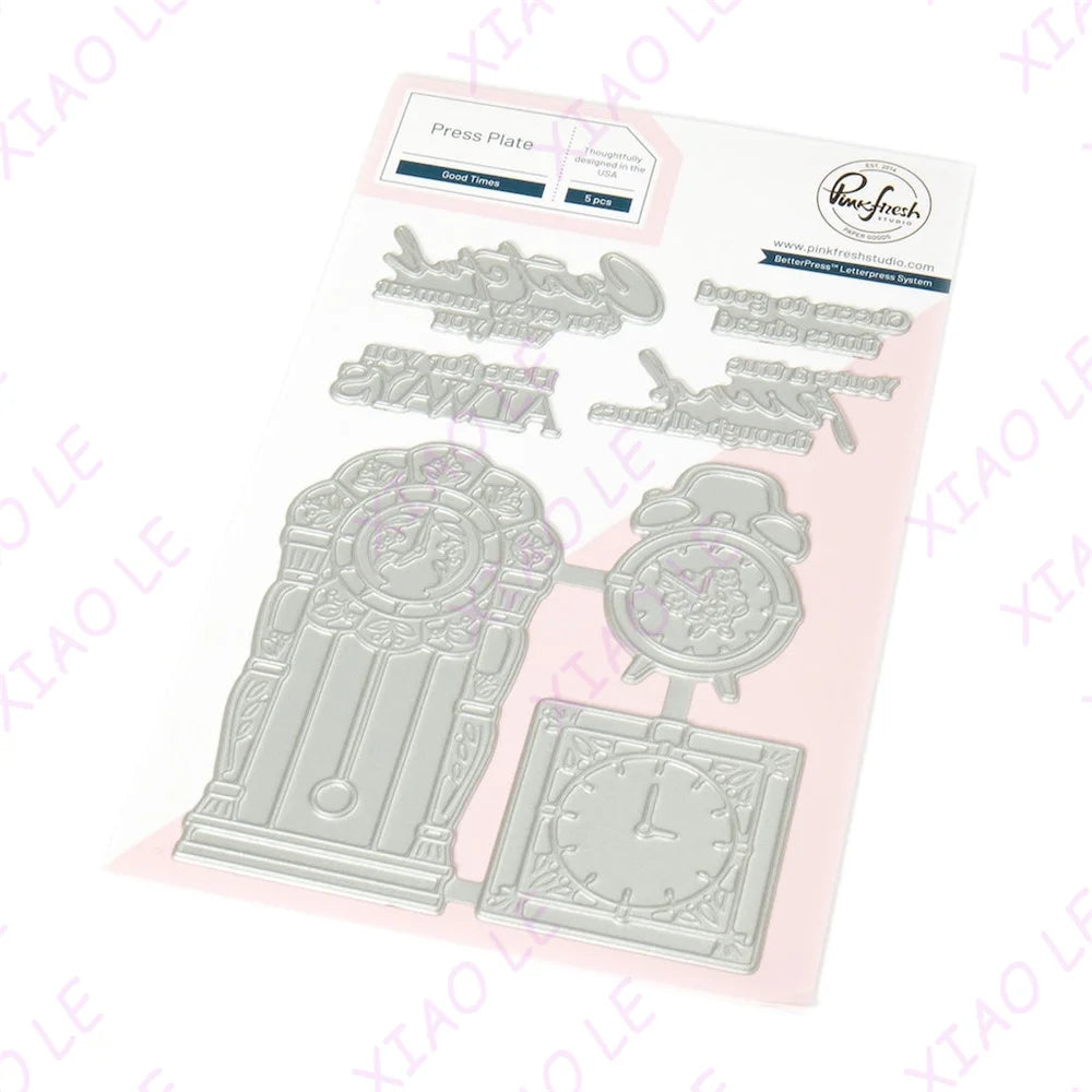 Pink Fresh Good Times April Releases Metal Cutting Dies Stamps Stencil Hot Foil Scrapbooking Album Decoration Craft for DIY Card