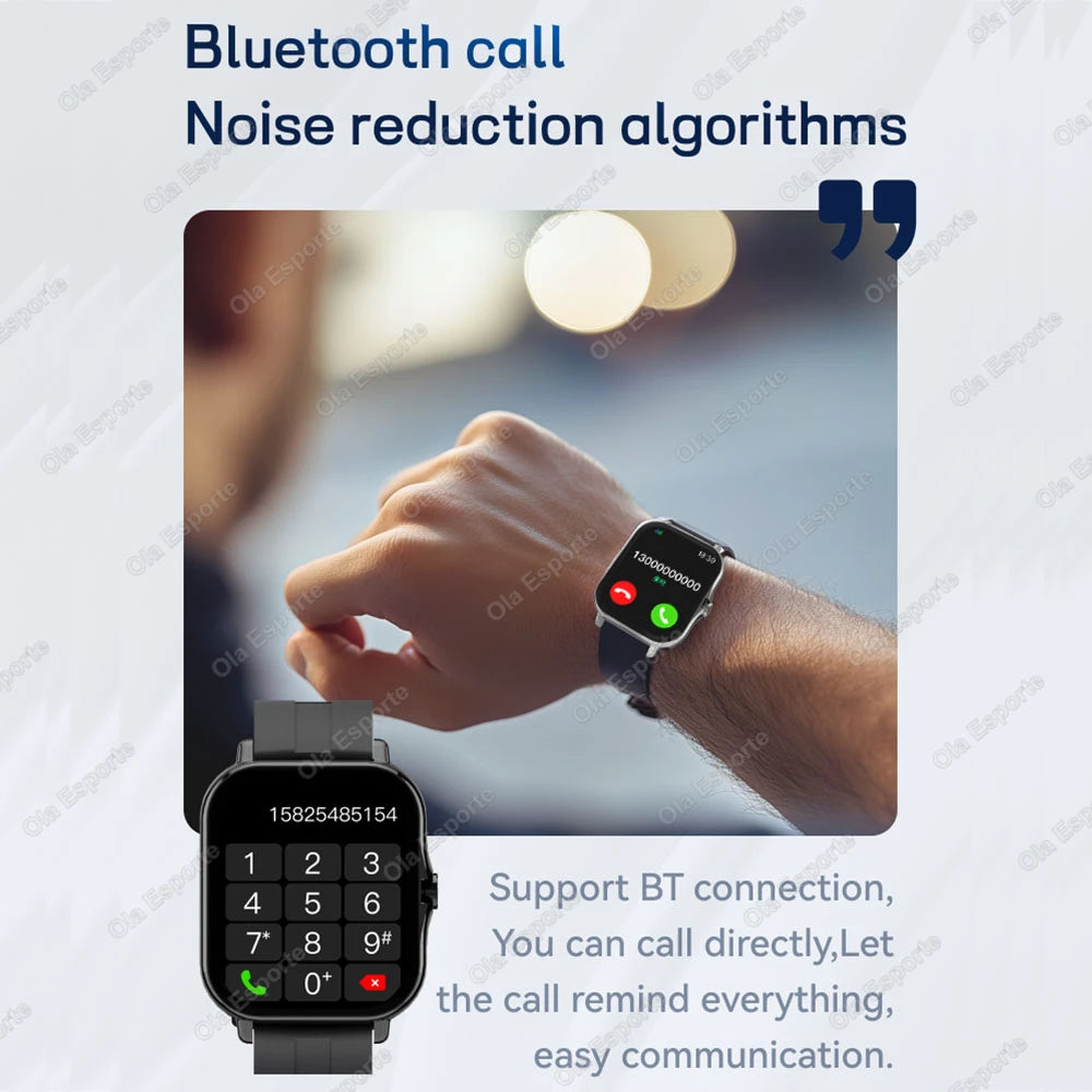 Smart Watch 1.83" Hd Screen Bluetooth Call Heart Rate