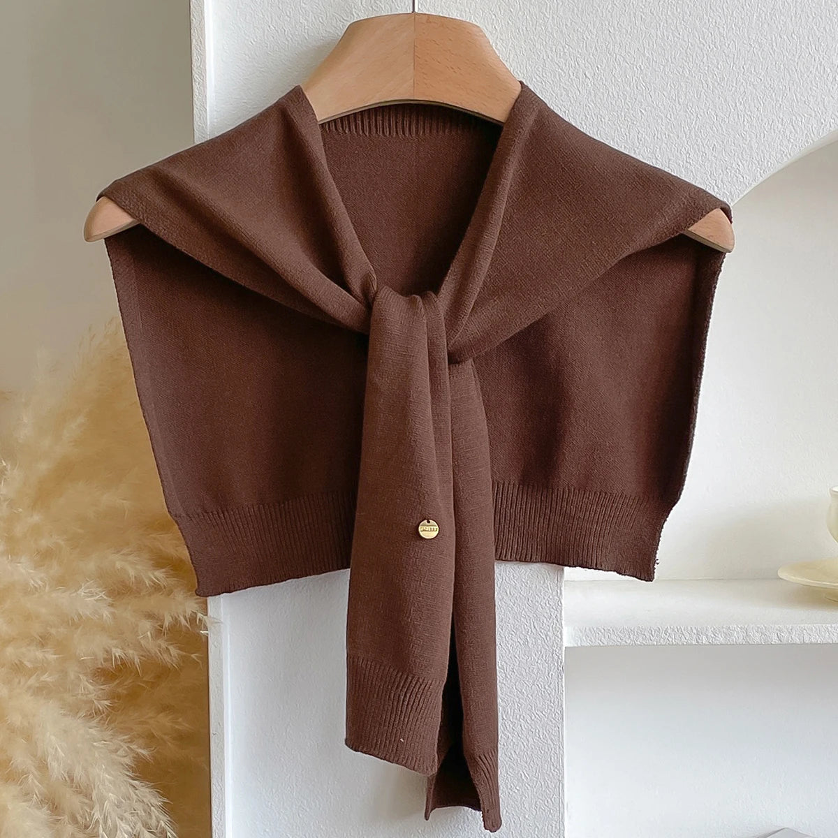 Women Latest Design Korean Style Knitted Shawl Summer Solid Sunscreen Pashmina Scarves Lady Wraps Bandana Spring Girl Soft Scarf
