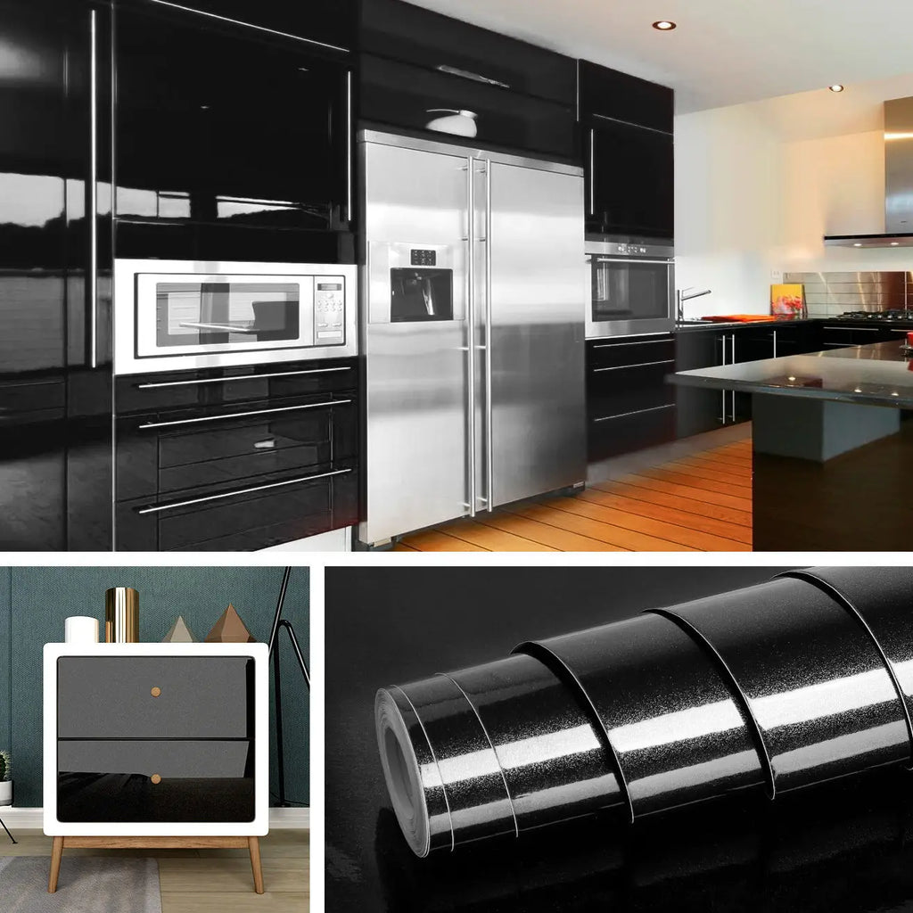 PVC DIY Waterproof Oil-proof Wall Stickers Self-Adhesive Marble Wallpaper Cabinets Countertop Bathroom Desktop Renovation Films