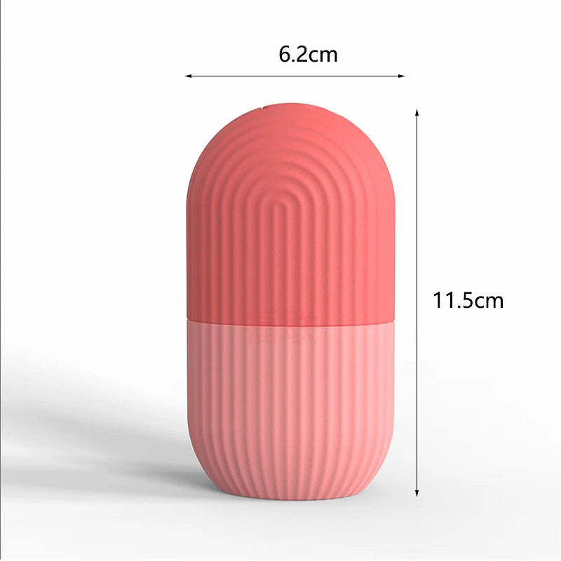 Silicone Ice Facial Roller Skin Care Beauty Lifting Contouring Tools Ice Cube Trays Ice Globe Balls Face Massager Skin Care Tool