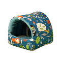 Winter Cute Cartoon Rabbit Squirrel Mini Cage Guinea House Pig Pet Soft Animal Bed Mat Small Warm Hamster Nest Sleeping S5W0