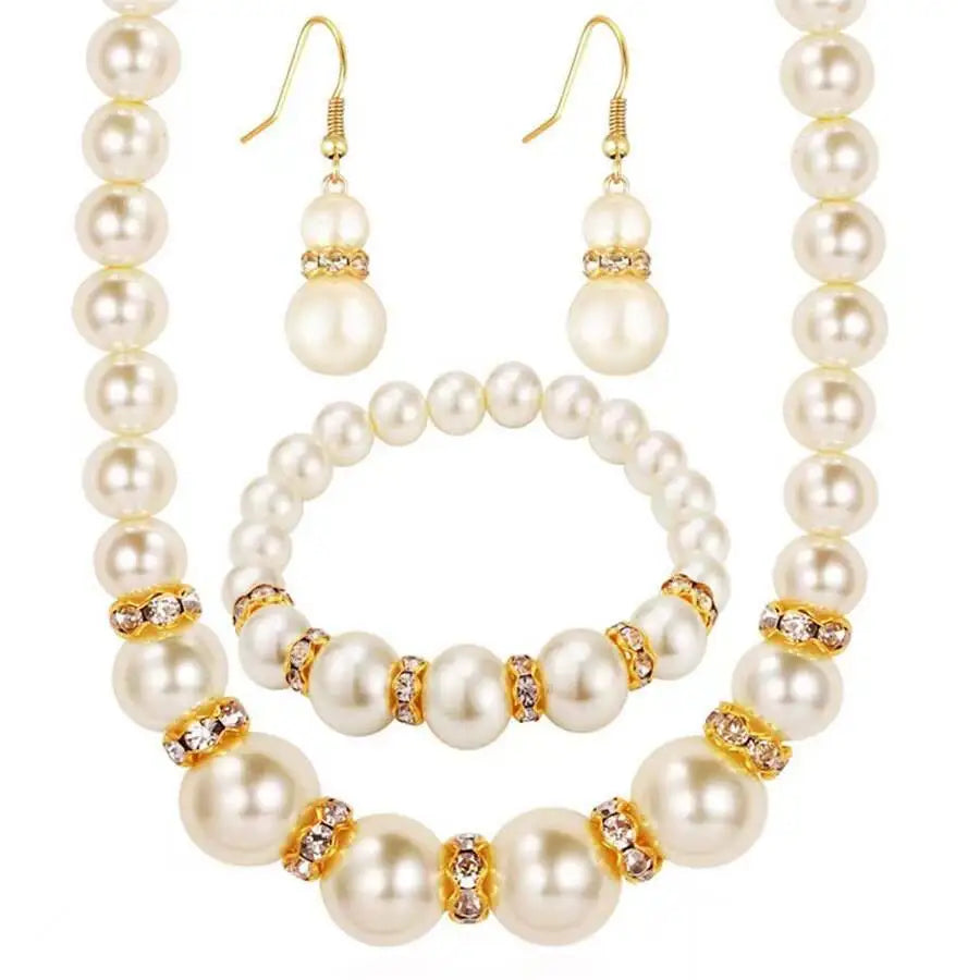 Pearl Jewelry Set for Women