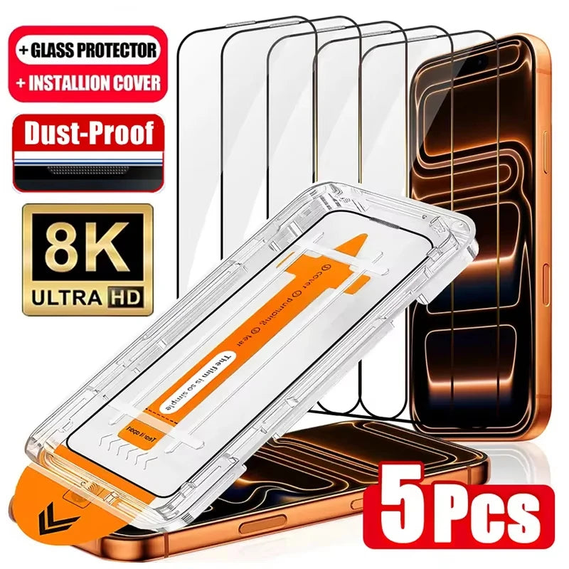 Dust Free Easy Installation HD Screen Protectors for Iphone