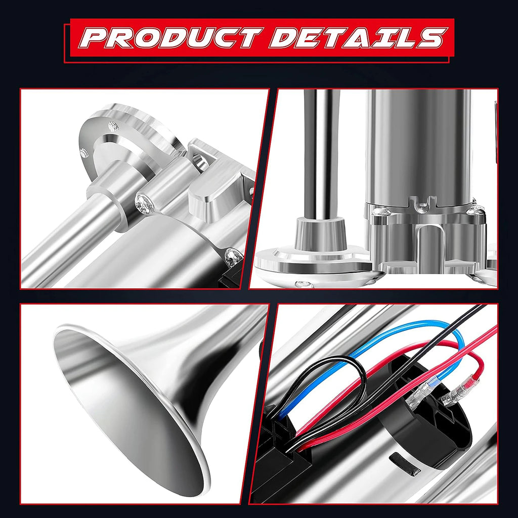 12V Dual Trumpet Super Loud Air Horn