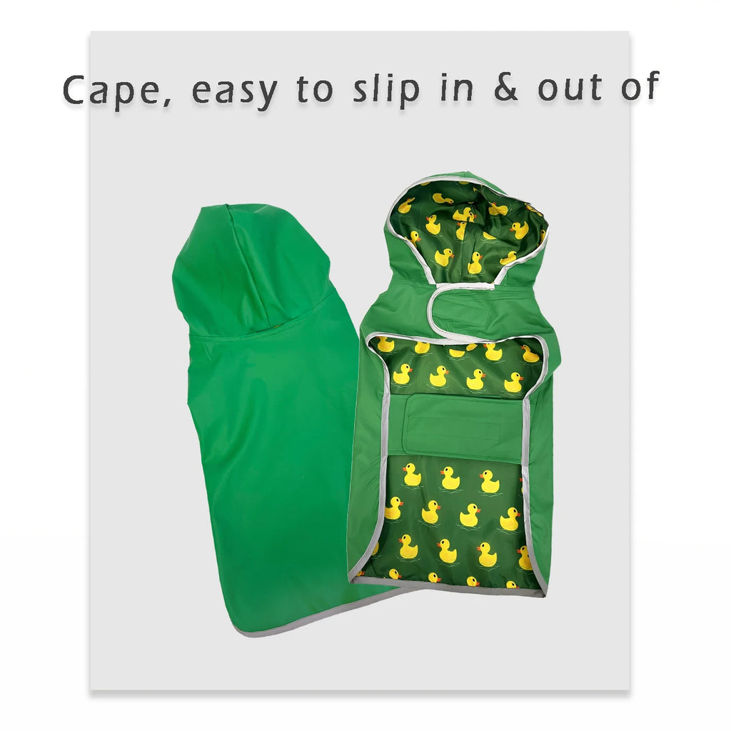 Keep Your Pup Dry &amp; Stylish: Double-layer Yellow Raincoat