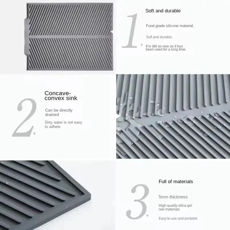 Silicone Drain Pad & Drying Mat