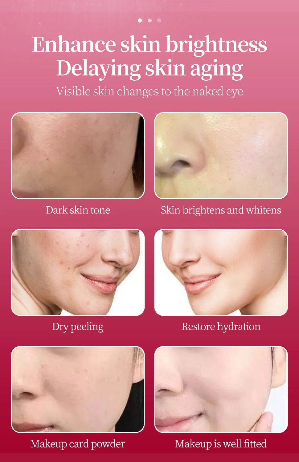 2 in 1 Salmon DNA &Jet Care VC serum firming deep skin care moisturizing whitening ampoule facial anti-aging Whitening Set