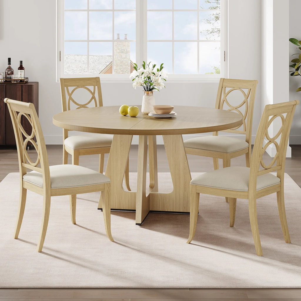 47 Inch Round Dining Table For 4-6