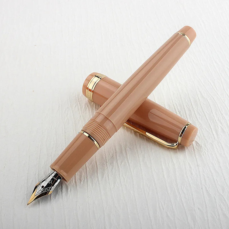 JINHAO 82 Fountain Pen Transparency Pen Spin Golden EF
