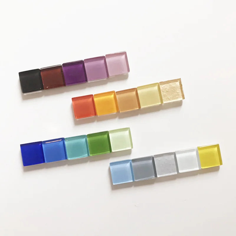 Mini Size 1cm Mixed Color Mosaic Beads Fridge Magnets DIY Kitchen Home Decoration Memo Board Refrigerator Sticker