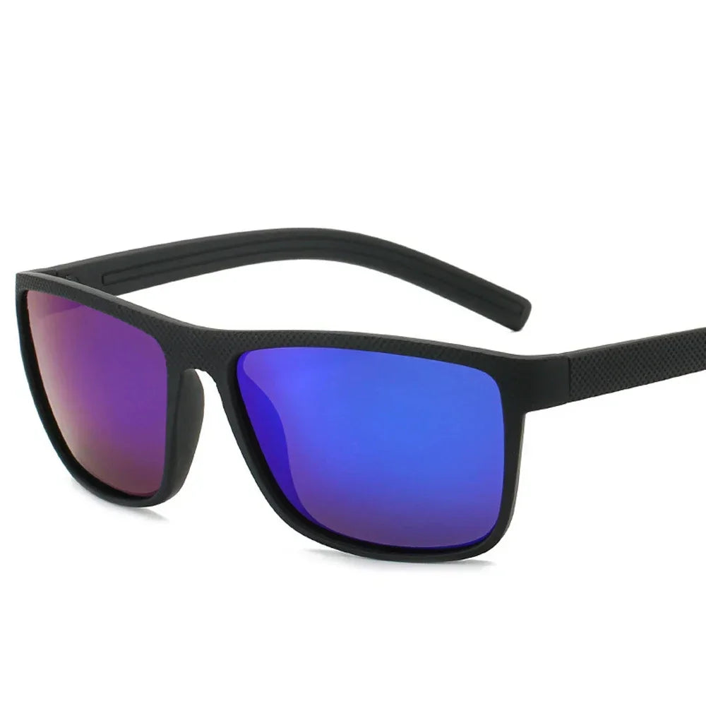 MUSELIFE Polarized Sunglasses for Men - Fashion Square Design Driving Eyewear in Plastic - Oculos de Sol for Travel