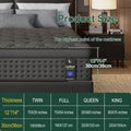 12/14-Inch Black Queen Mattress