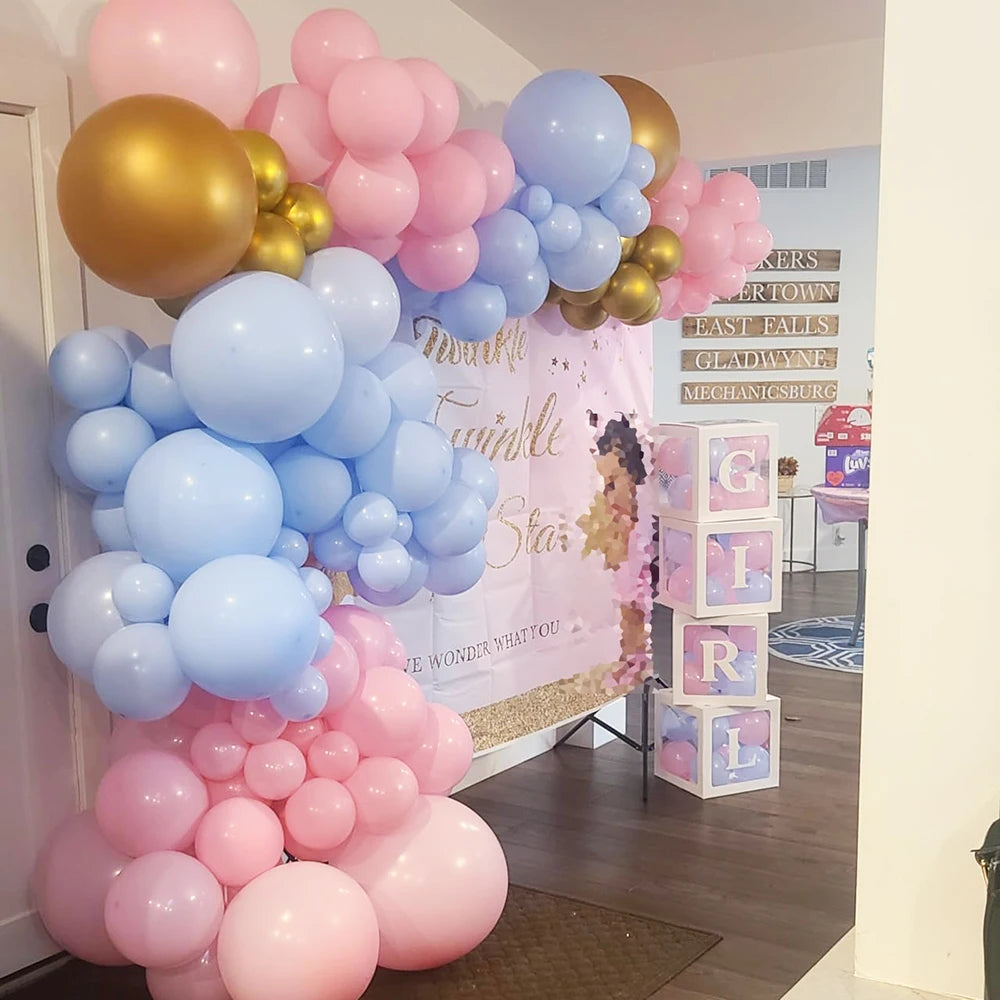 10/20/30/50pcs 10/12inch Blue Balloon Hot Pink Pastel Purple Balloons