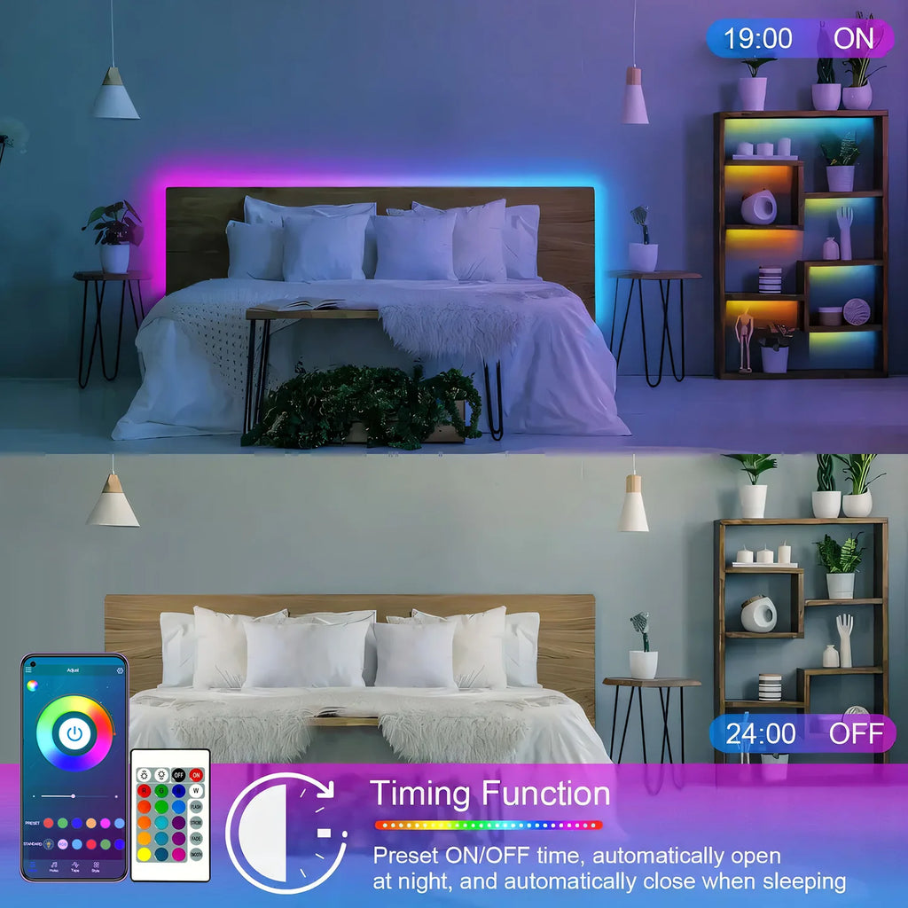 100FT RGB LED Strip Lights